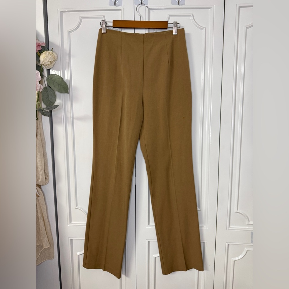 Women's Straight-Leg Dress Pants in Camel
